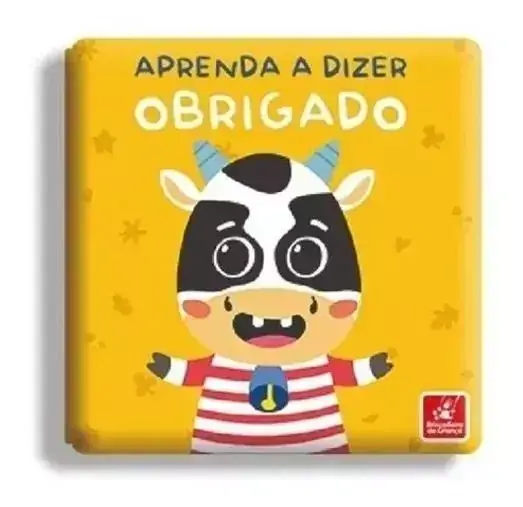 Brinquedo de bebê Livrinho de banho Aprenda a Dizer Obrigado