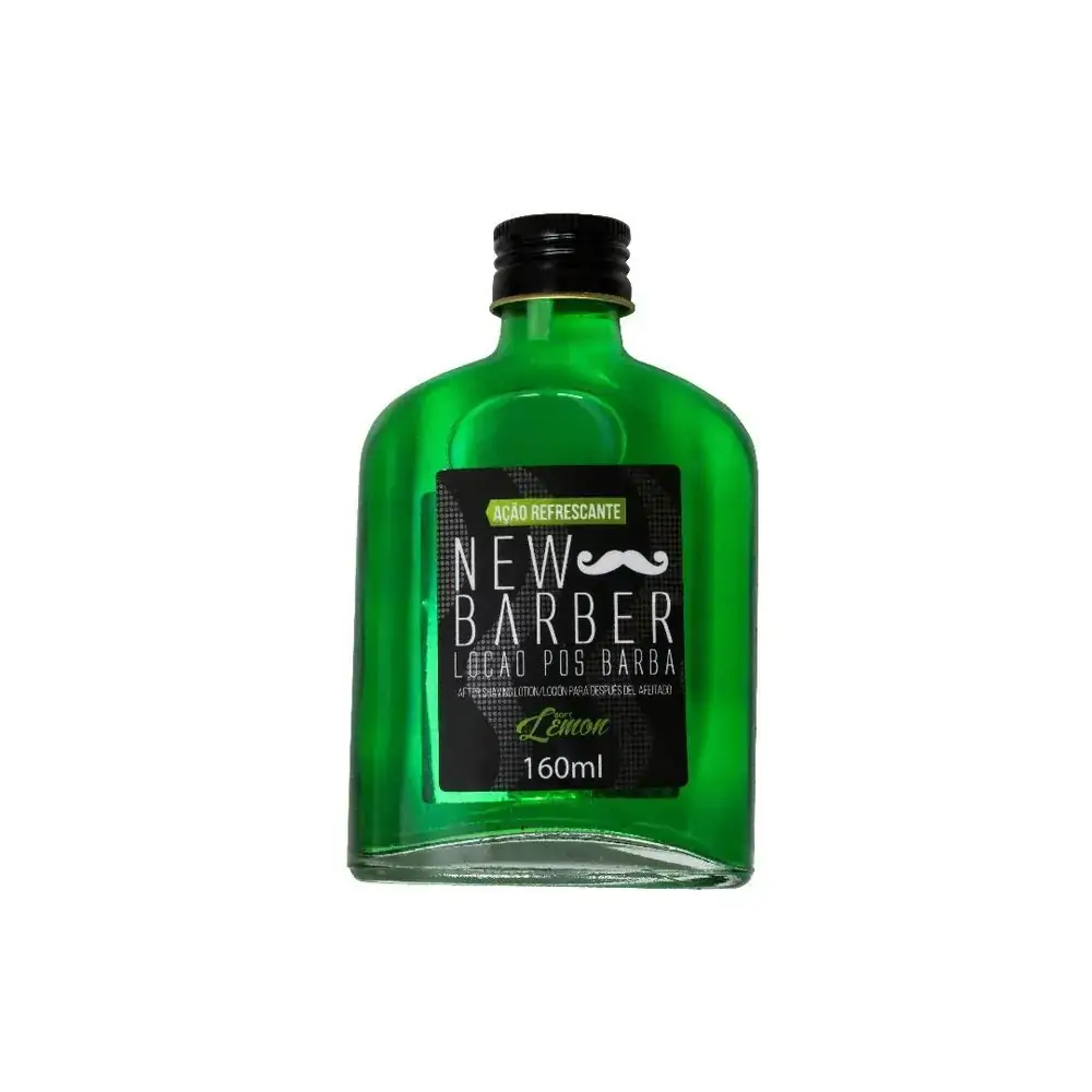 Locao Pos Barba Soft Lemon New Barber 160ml