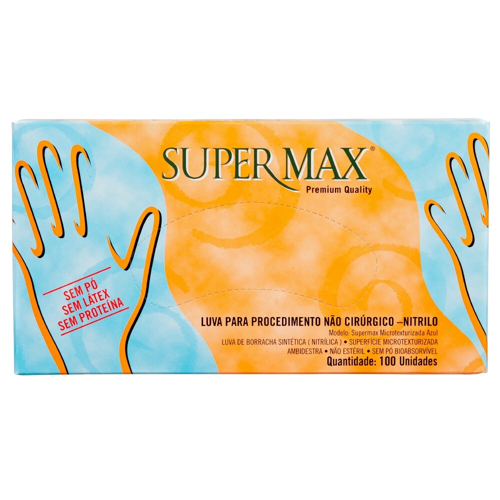 Luva Nitrilica P C/100 Supermax