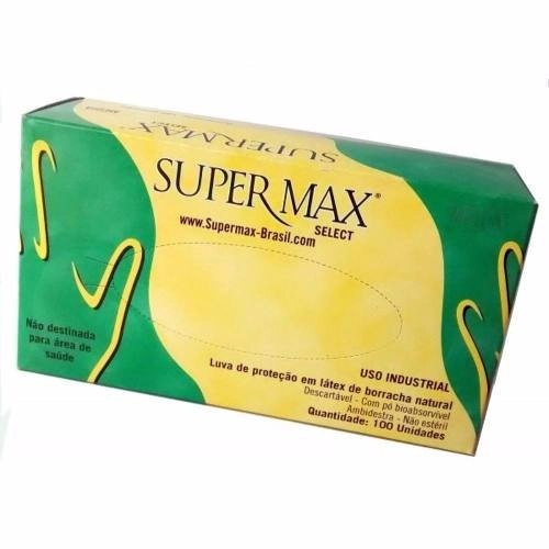 Luva Supermax Latex C/100 G