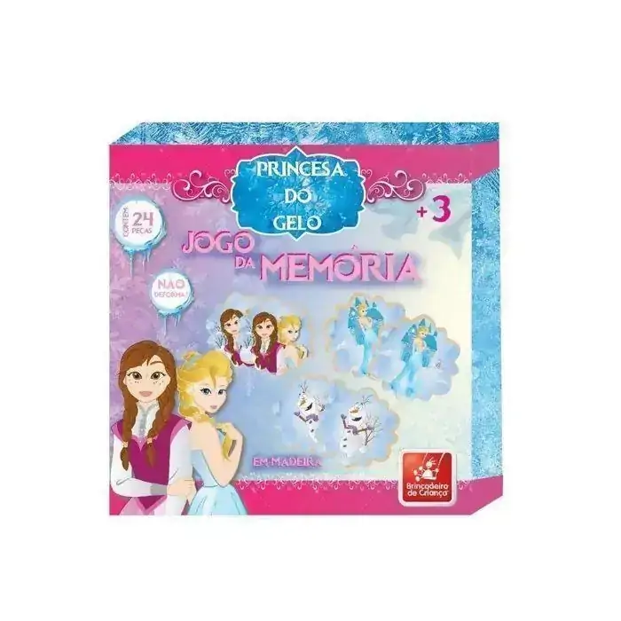 Jogo da Memória Princesa do Gelo - Brincadeira de Criança