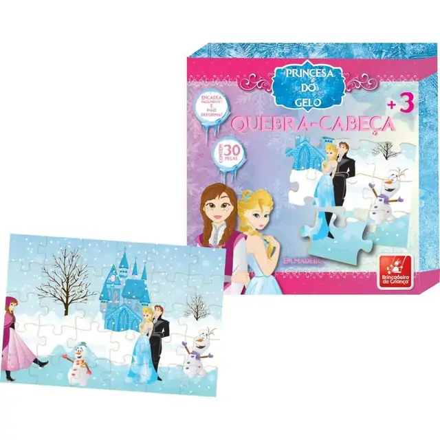 Quebra Cabeca 30pcs Princesa Do Gelo