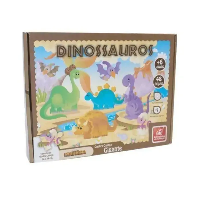 Quebra Cabeca Dinossauros 48pcs