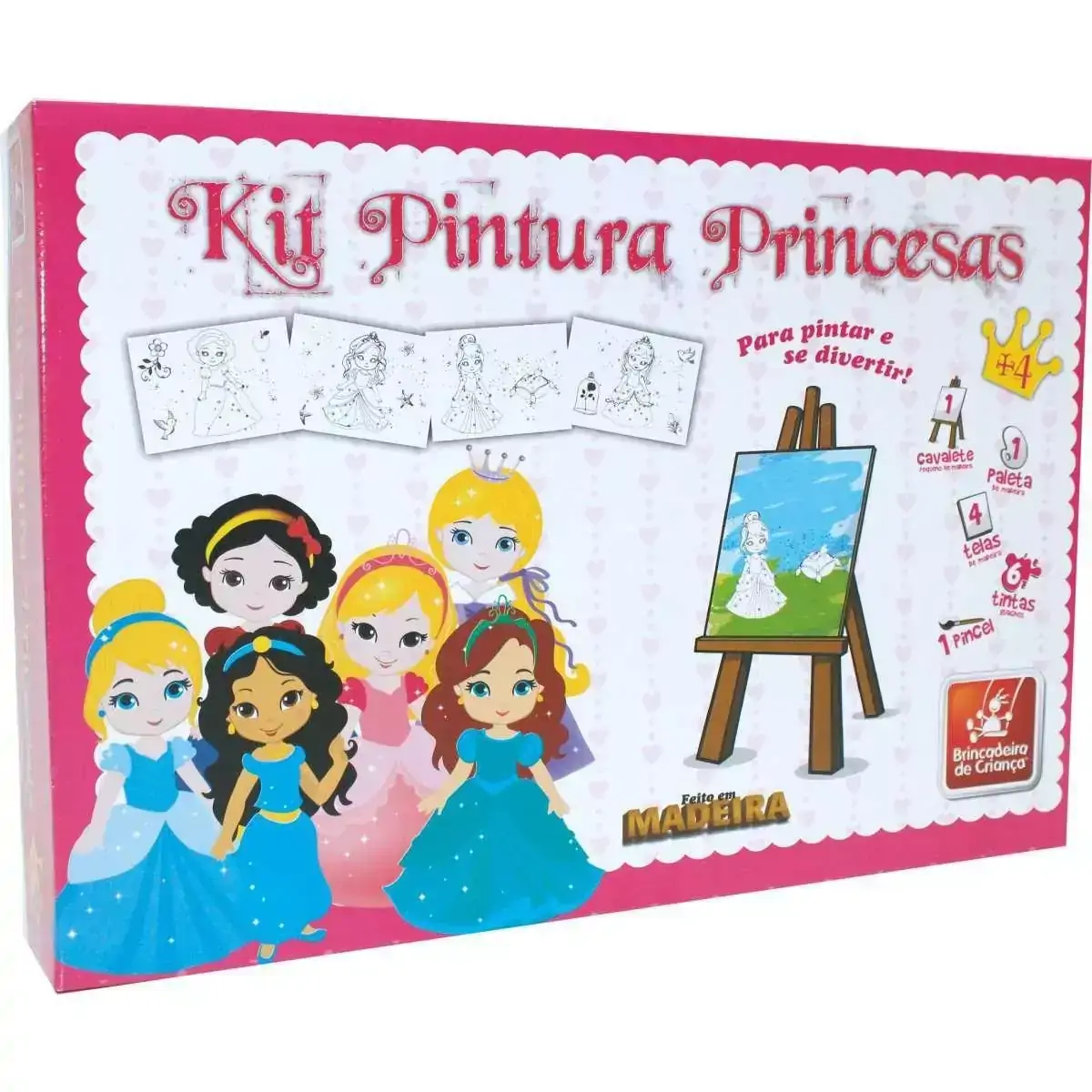 Brinquedo para Colorir Princesas BABY C/04 Telas