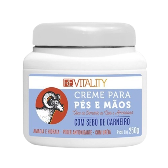 Creme Para Pes E Maos C/sebo De Carneiro 250g