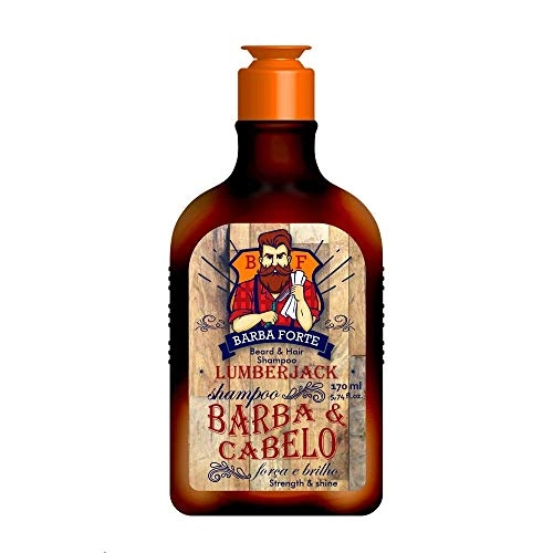Shampoo Barba Forte Lumberjack 170ml Cabelos E Barba