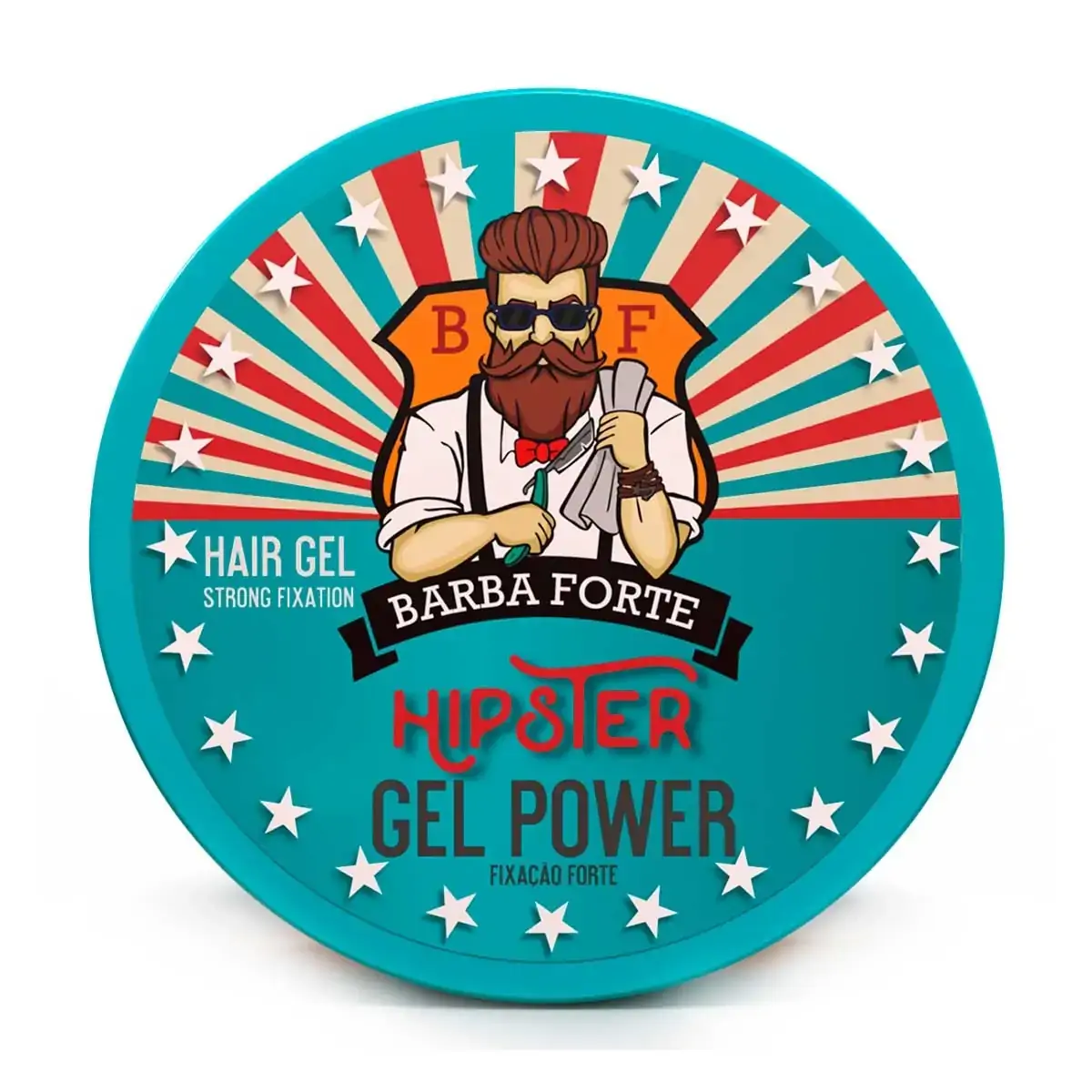 Gel Barba Forte Power Hipster 200gr