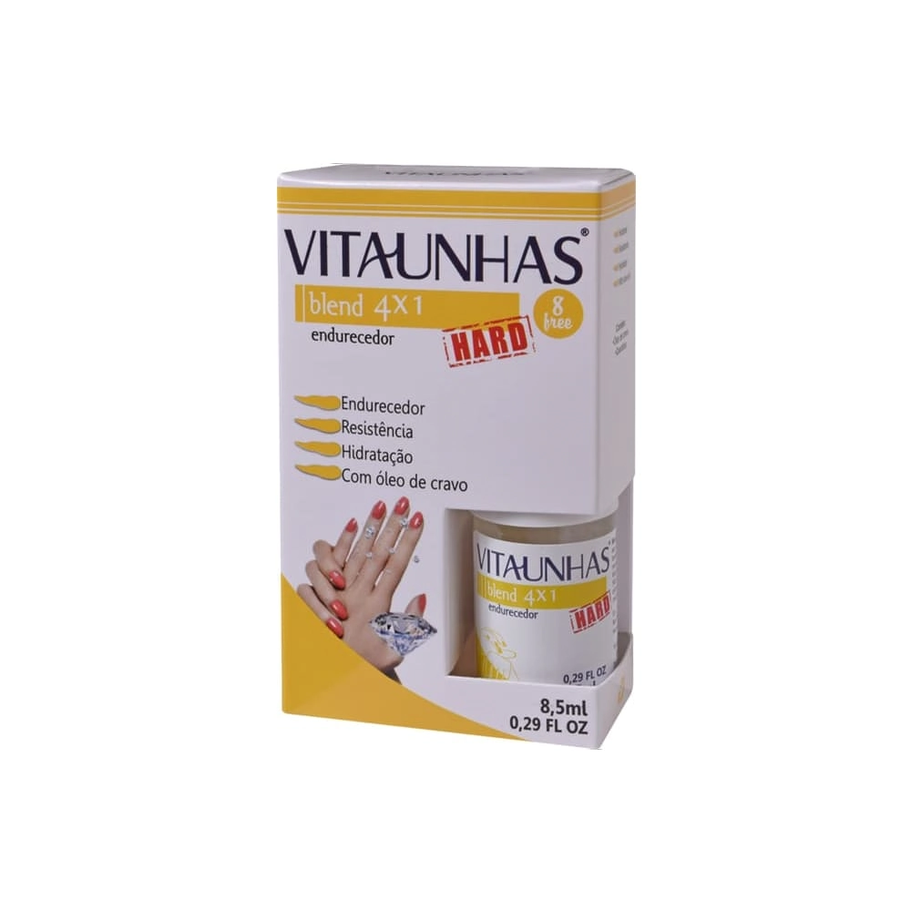 Base Vitaunhas Hard Blend 4x1 Endurecedor  8,5ml