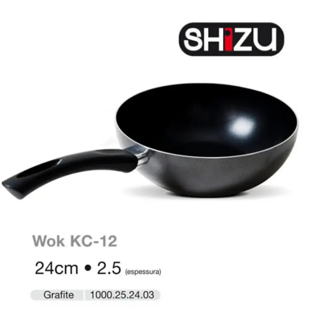 Wok 2.5 24cm Grafite S/tampa