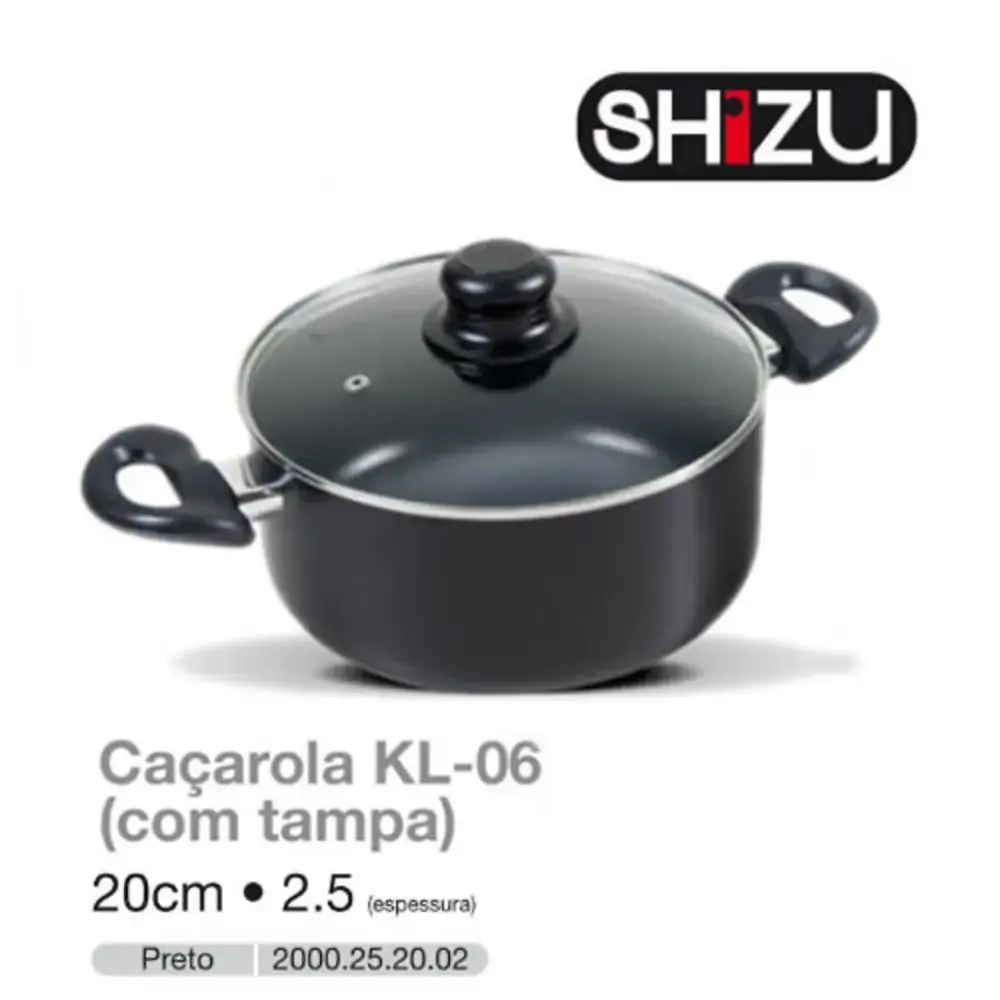 Cacarola Shizu N.20 Preta 2,5mm
