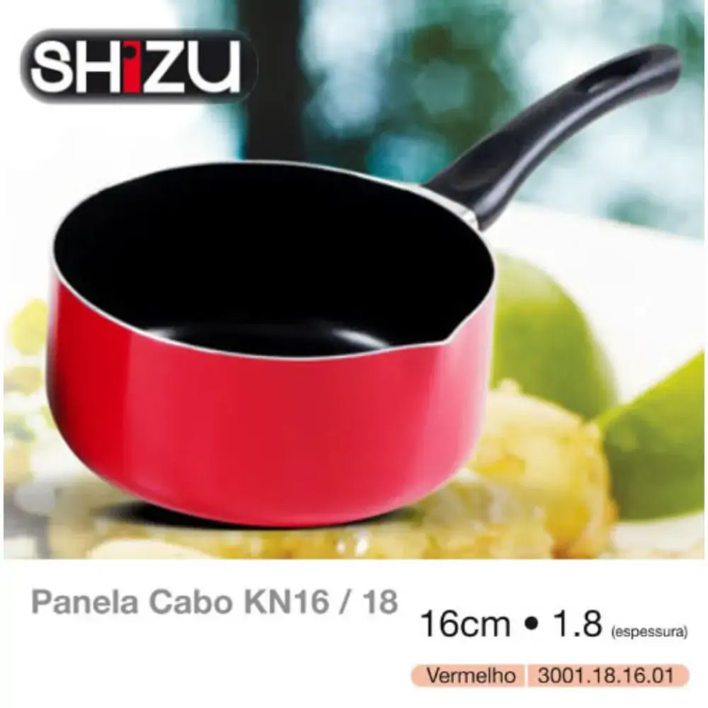 Panela Cabo 1.8 16cm Vermelho S/tampa