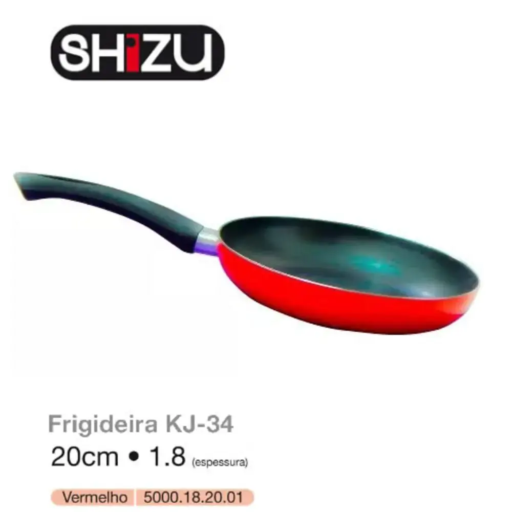 Frigideira Shizu N.20 Vermelha 1,8mm