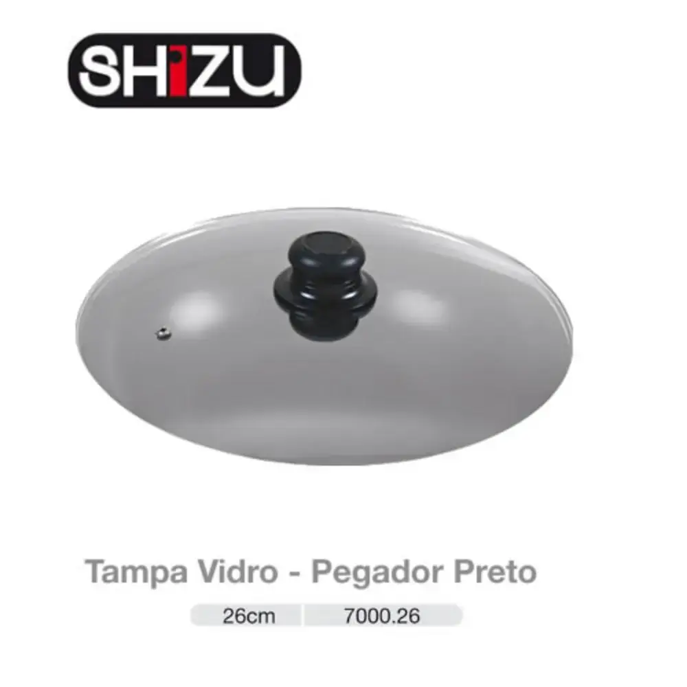 Tampa Vidro 26cm Peg Preto