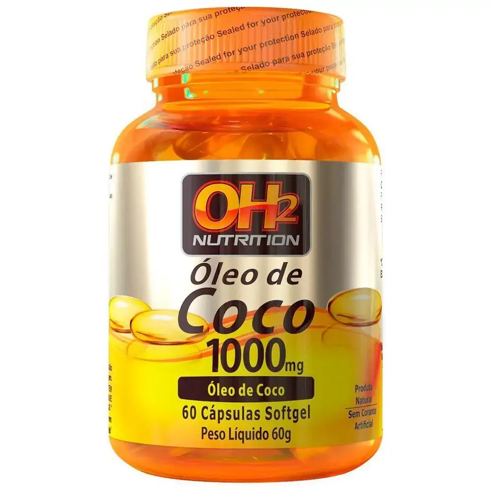óleo De Coco 1000mg 60 Caps .