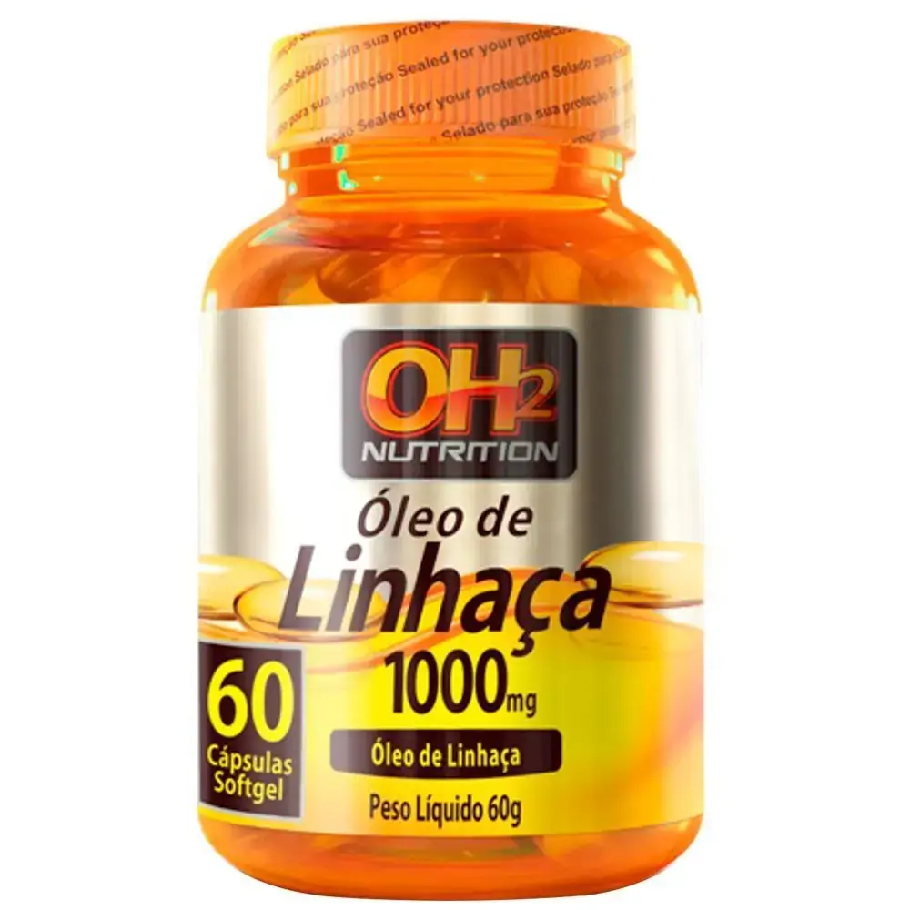 Oleo De Linhaça 1000mg 60 Cps Oh2 .