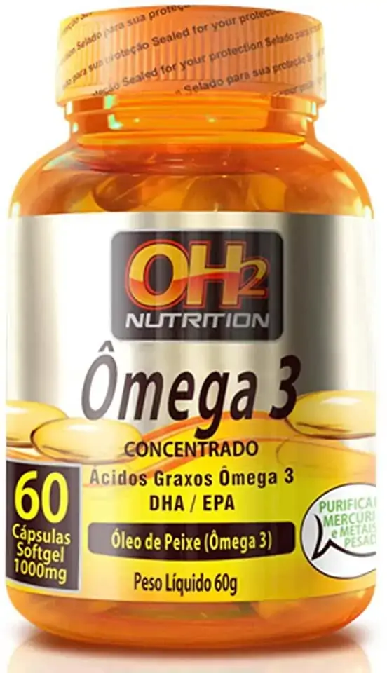 ômega 3 60 Softgels Oh2 Nutrition