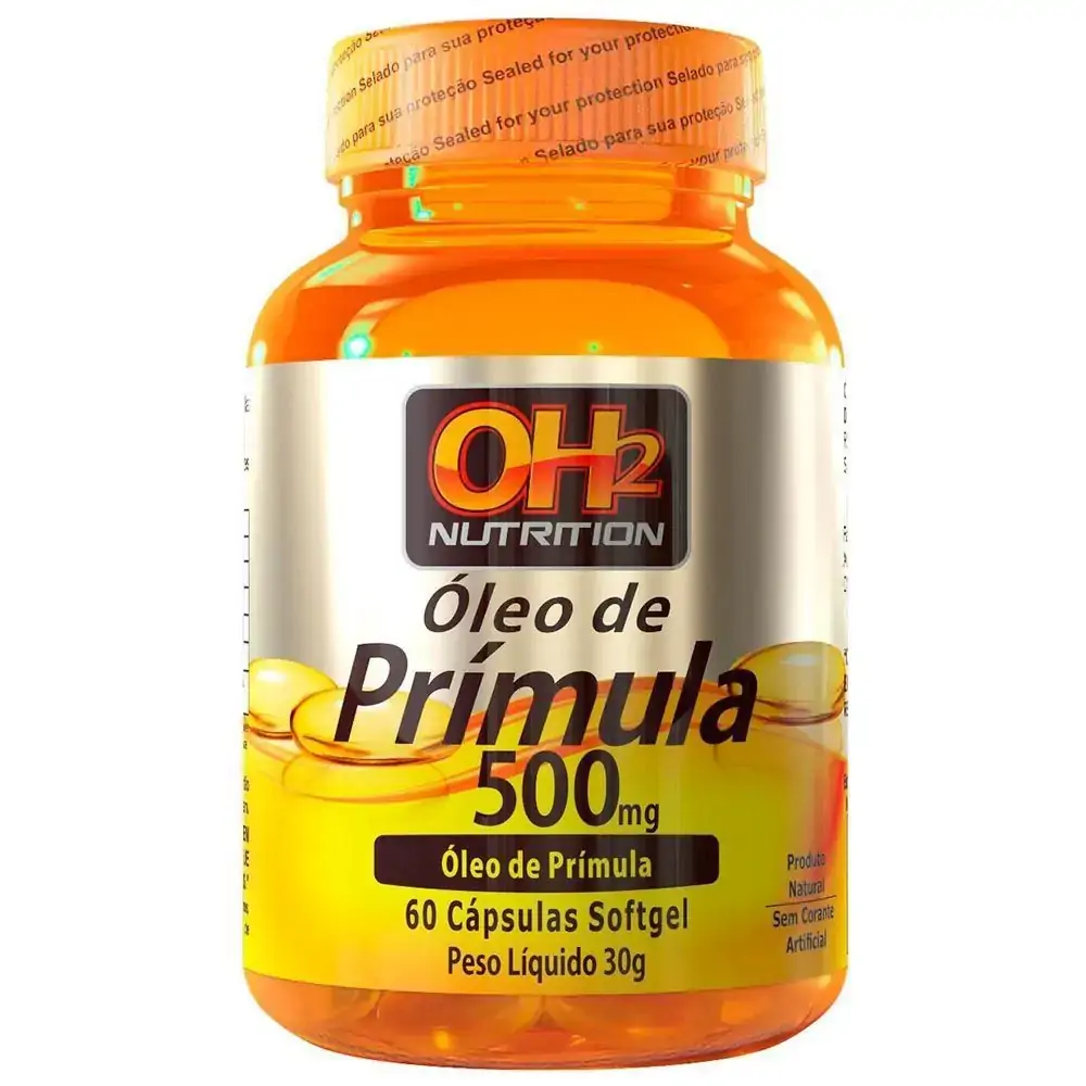 óleo De Prímula 500mg 60 Softgels Oh2 Nutrition