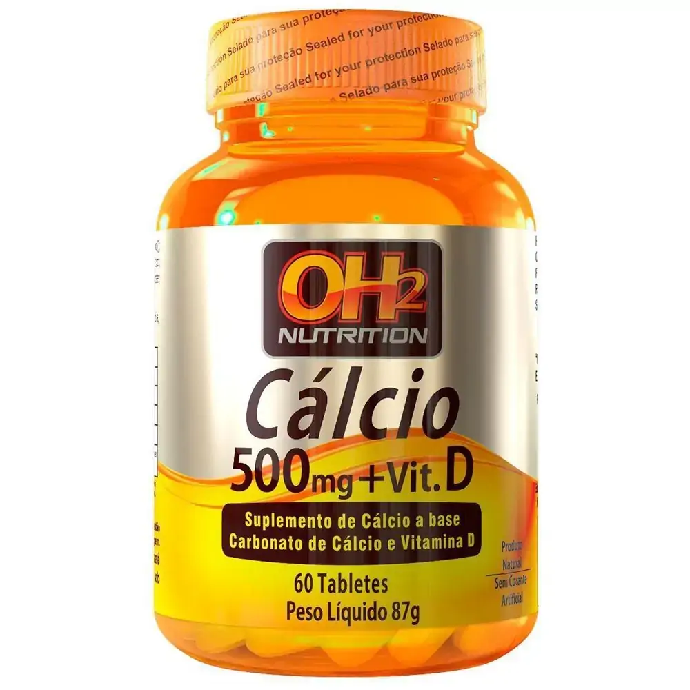 Cálcio 500mg Vit.d C/60tb Oh2 .