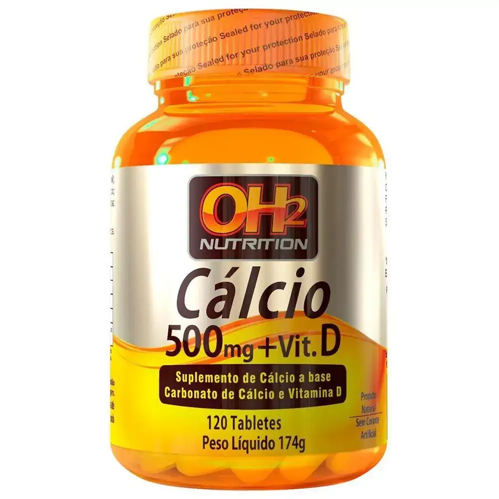 Calcio 500mg 120 Tabs Oh2 Nutrition