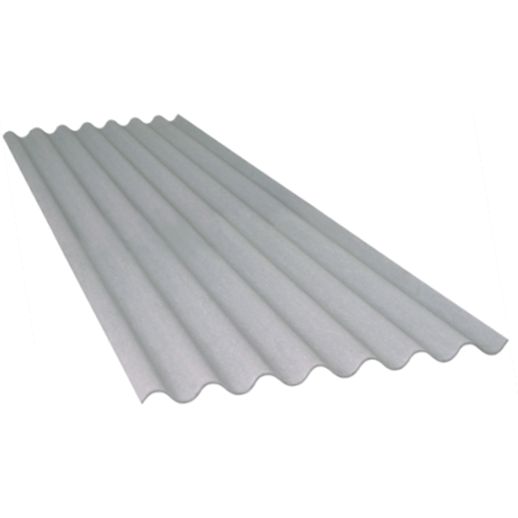 Telha de Fibrocimento Ondulada 50x244cm 4mm Cinza Confibra
