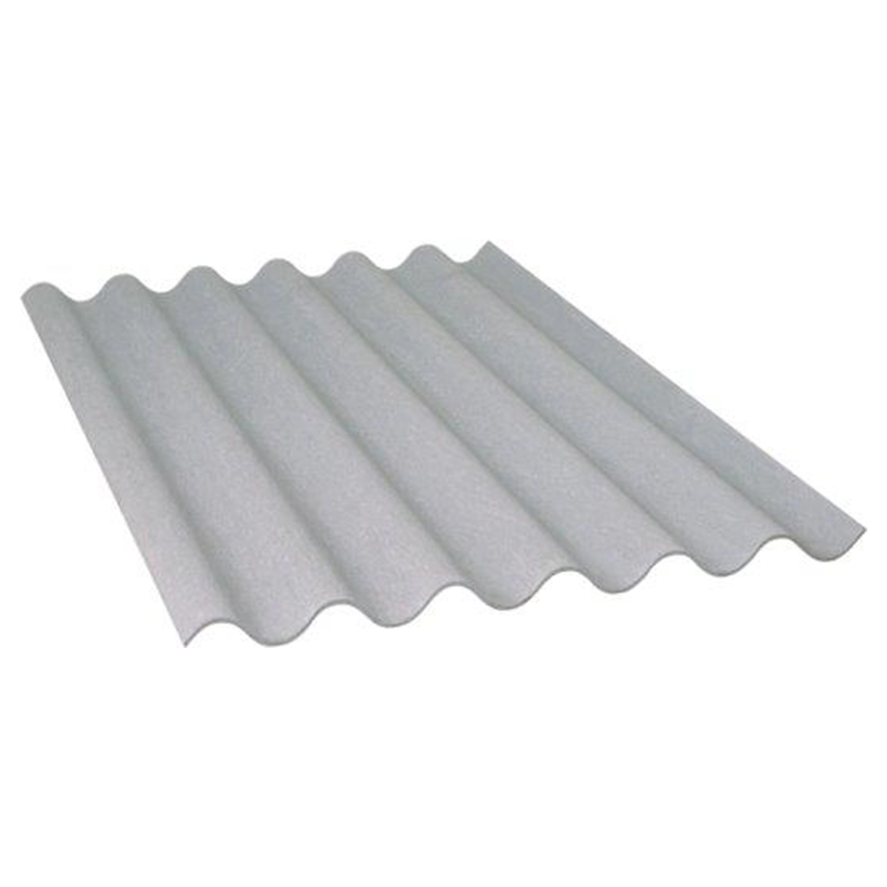 Telha de Fibrocimento Ondulada 110x122cm 5mm Cinza Confibra