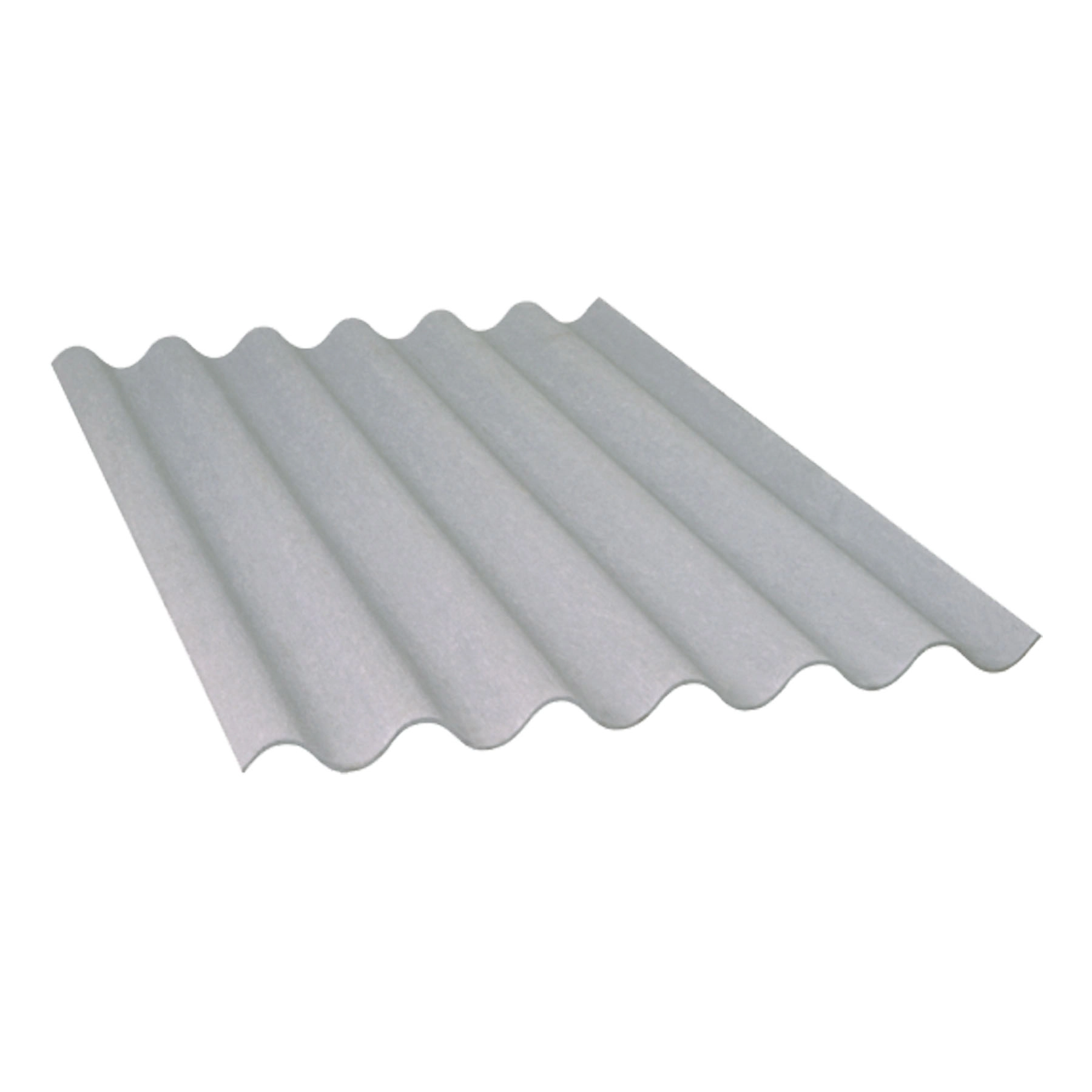 Telha de Fibrocimento Ondulada 110x213cm 5mm Cinza Confibra