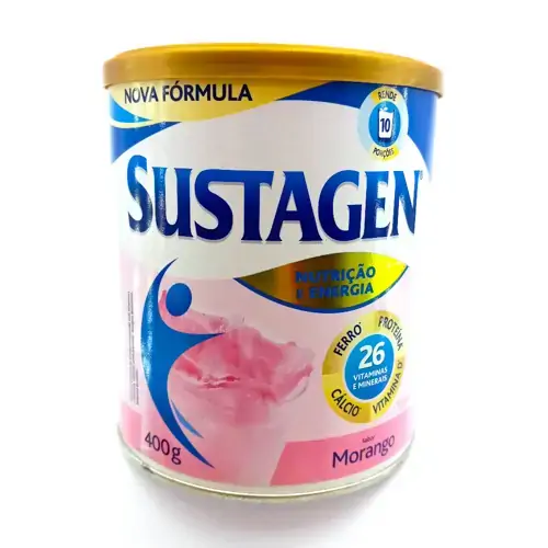 Saboriz Sustagen 400g Morango Gts Copo