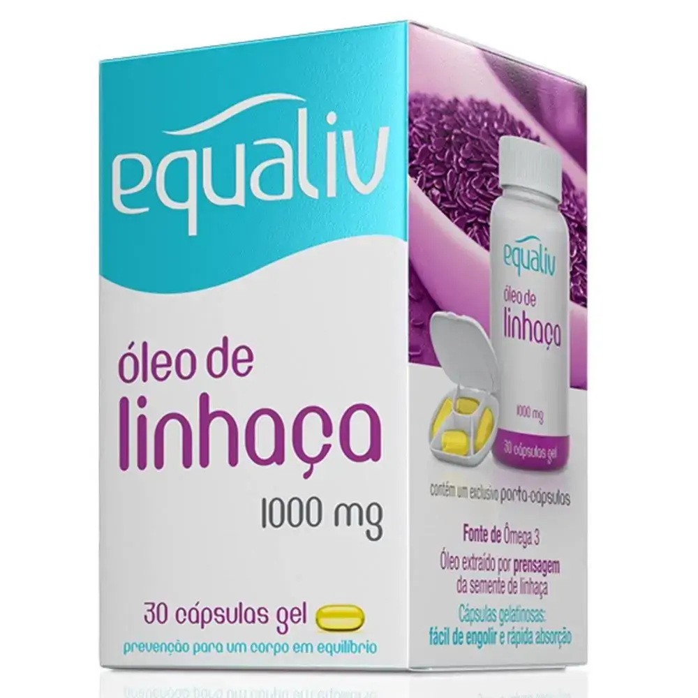 Equaliv óleo De Linhaça 30 Cápsulas