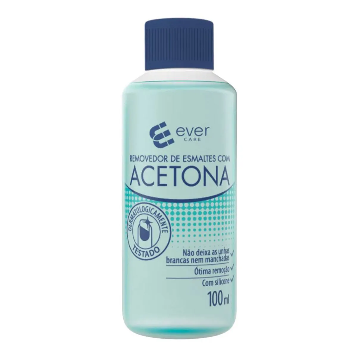 Removedor De Esmalte Ever Care Com Acetona 100ml