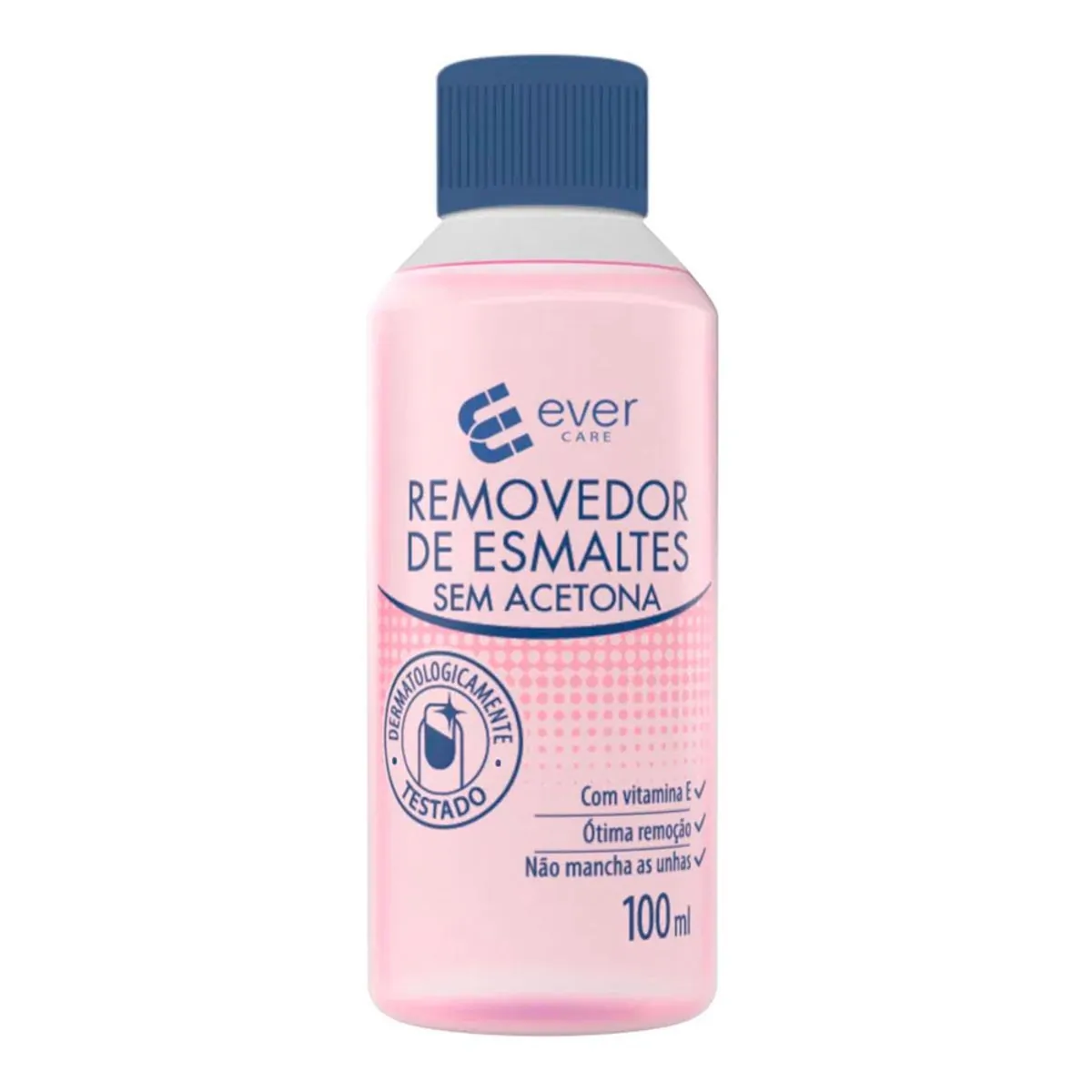 Removedor De Esmalte Ever Care Sem Acetona 100ml
