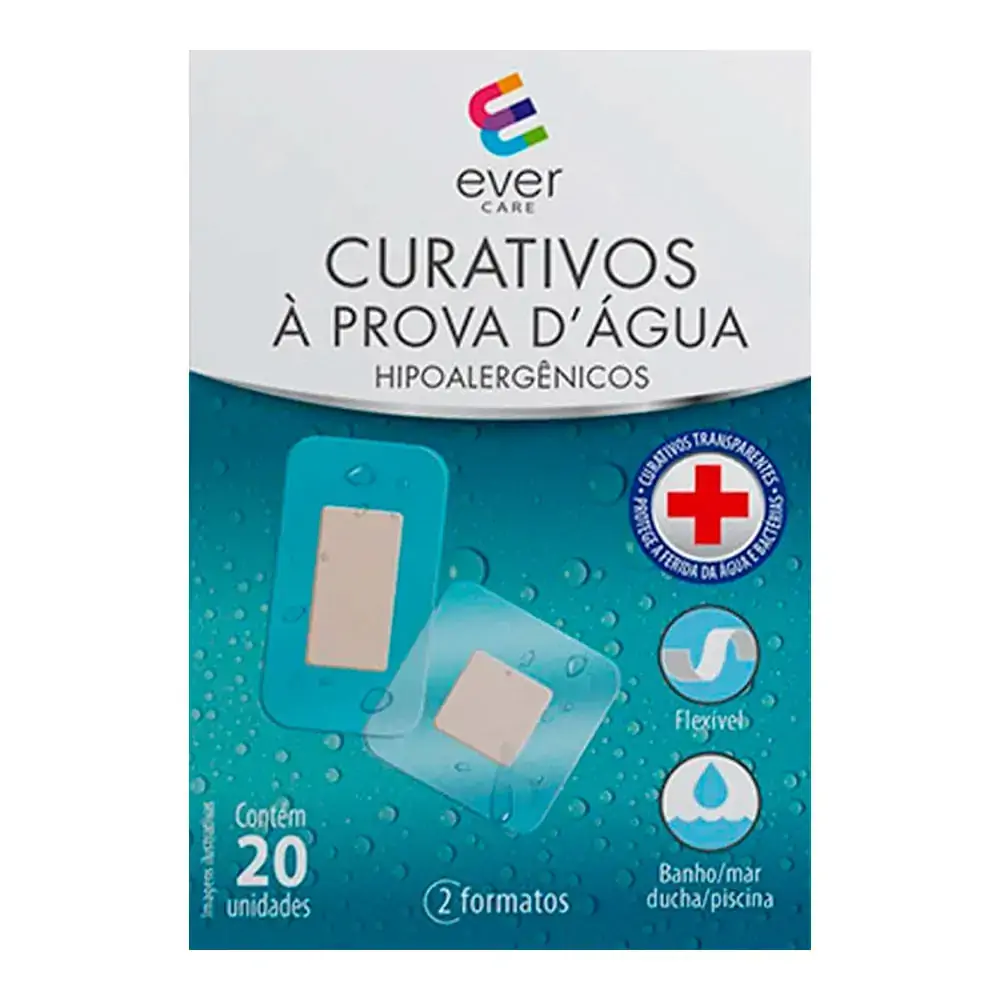 Curativos À Prova D Água Ever Care 20 Unidades