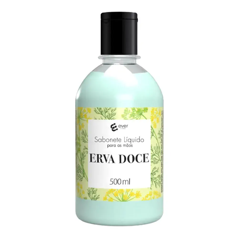 Sabonete Líquido para as Mãos Ever Care Erva Doce 500ml
