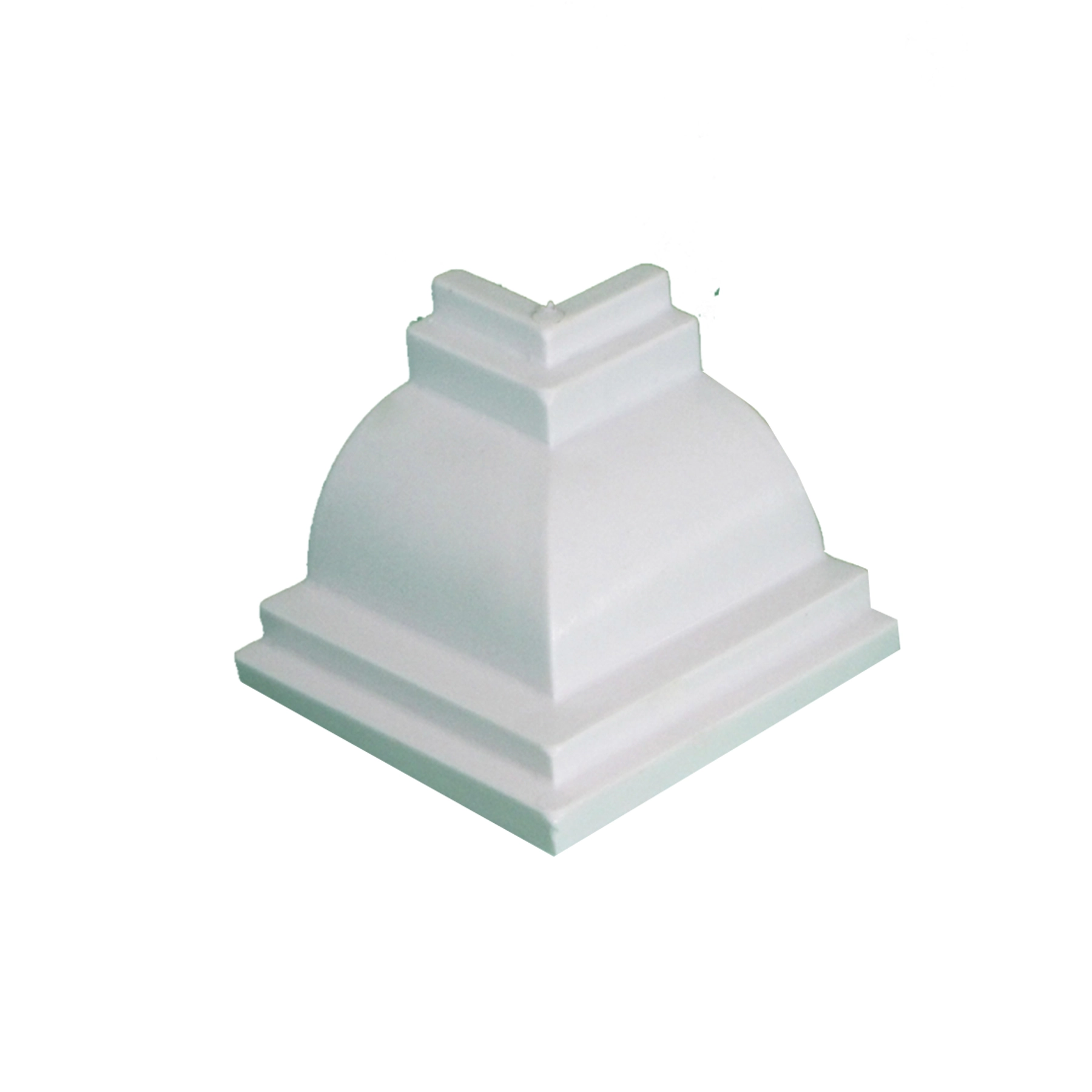 Canto Colonial Rígido de PVC Branco 5x5m Real PVC