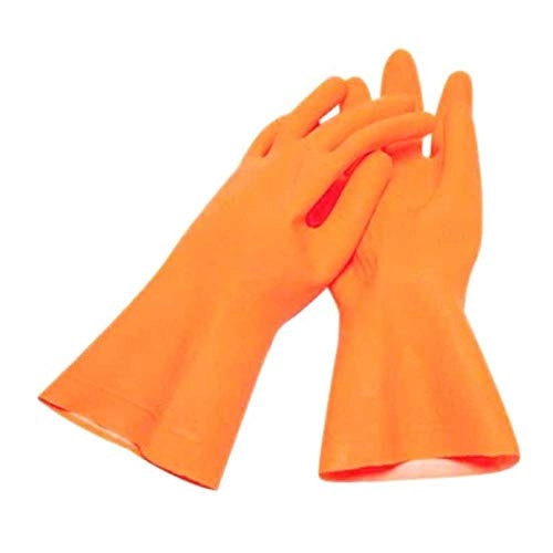 Luva Limpeza Talge Laranja P
