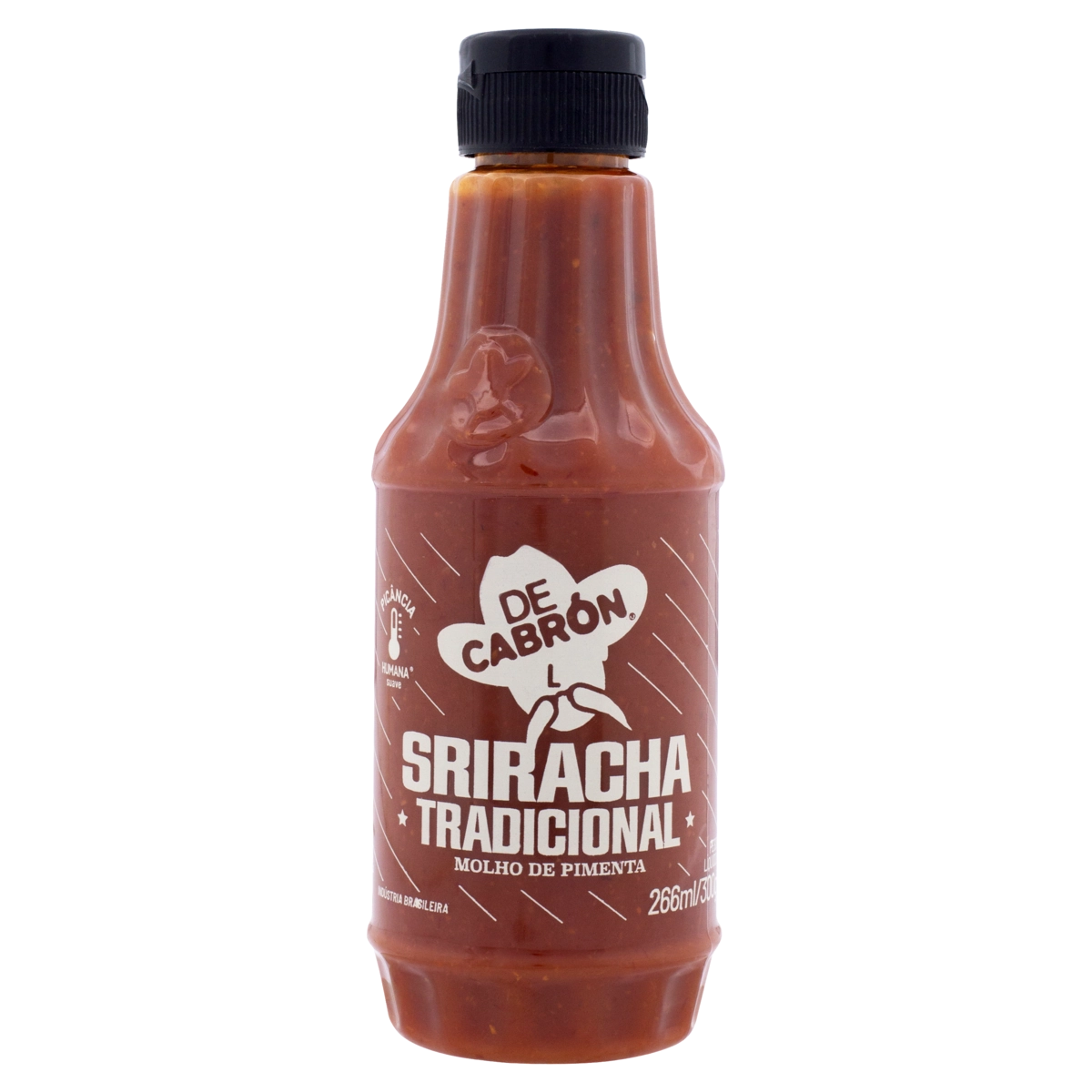 Molho De Pimenta Sriracha Tradicional De Cabrón Frasco 266ml
