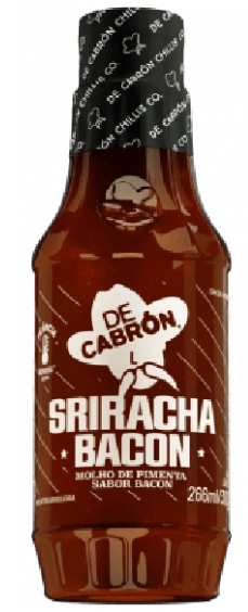 Molho De Pimenta Sriracha Bacon De Cabrón Frasco 266ml