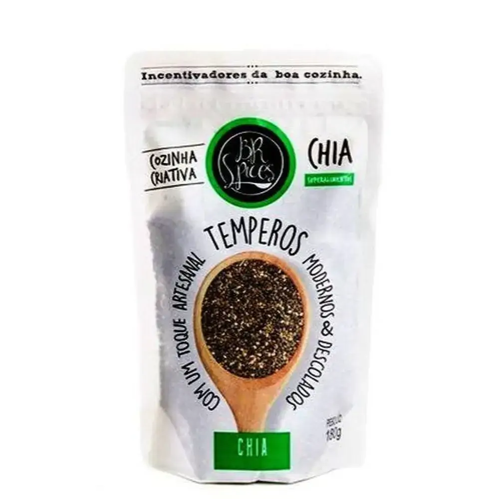 Pouch Semente De Chia 250 Gr Br Spices