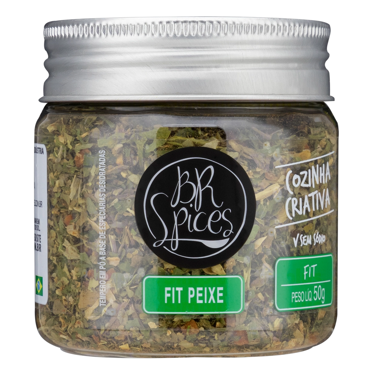 Tempero Para Peixes Zero Sódio Br Spices Fit Pote 50g