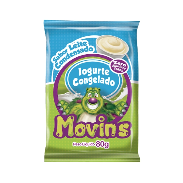 Sorvete De Iogurte Sabor Leite Condensado Movins 80g
