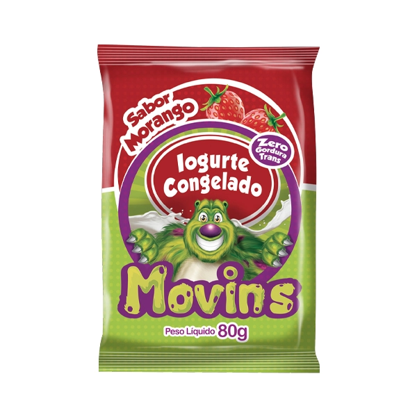 Iog Cong Morango Movins 80g