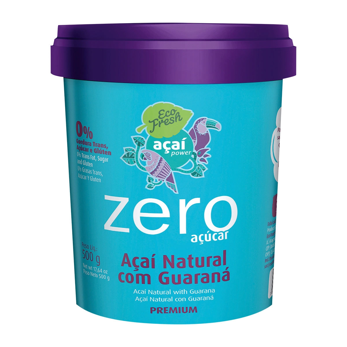 Acai Power Eco Fresh 500g Guarana Zero Acucar
