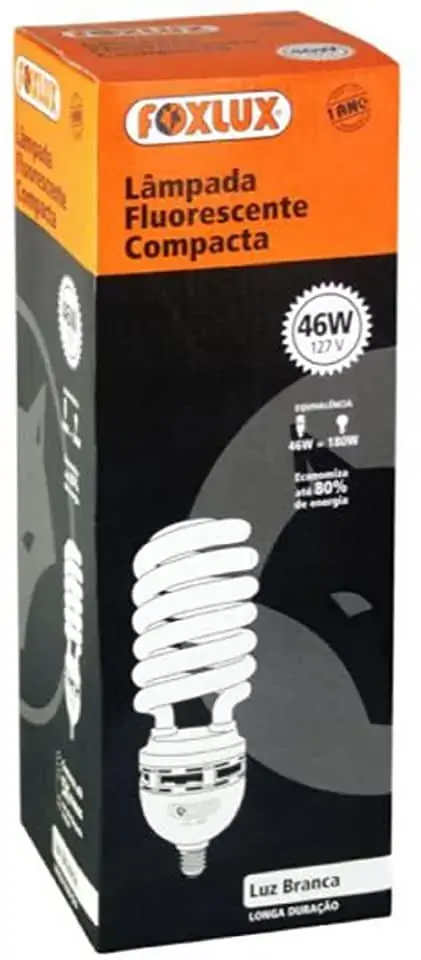 Lampada Fox Lux Fluor Eletronico Espiral 46 W
