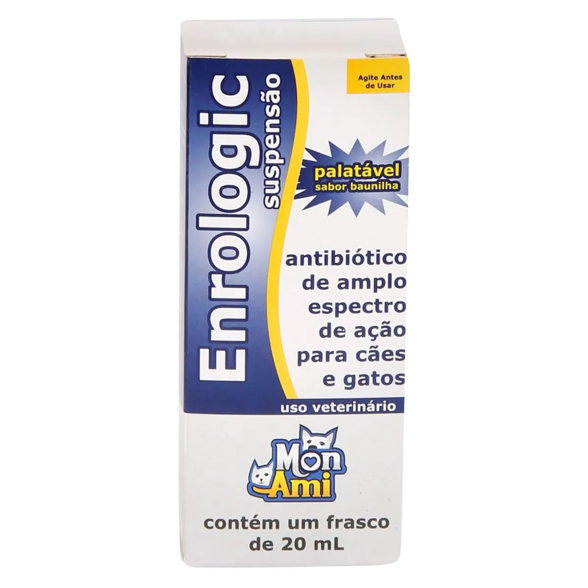 Antibiótico para Cães e Gatos Enrologic Mon Ami 20ml