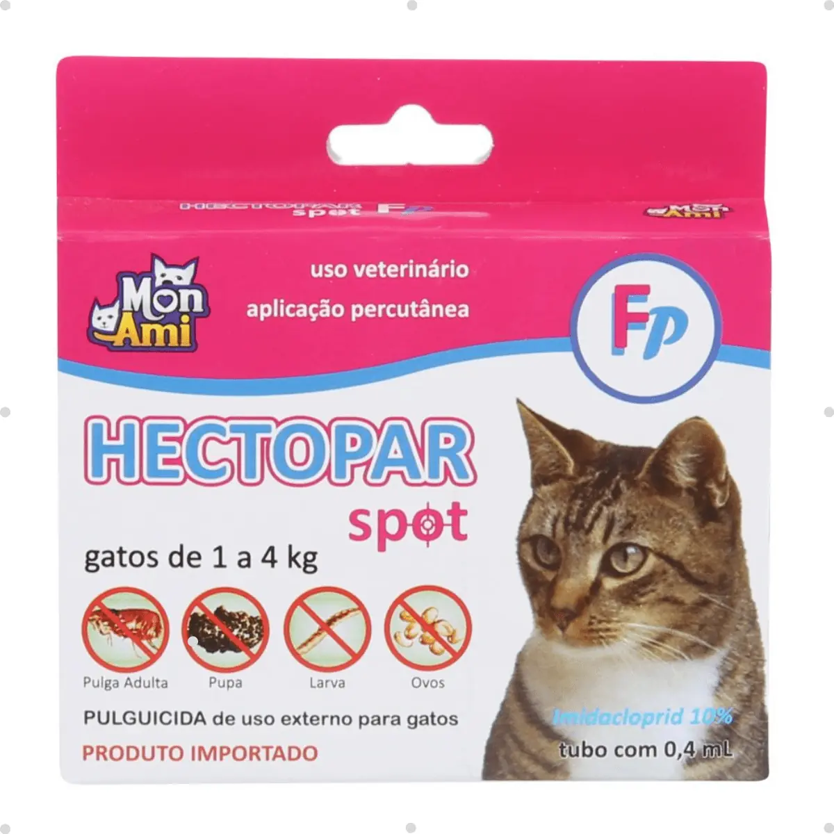 Antipulgas Hectopar Gatos 0,4ml Mon Ami