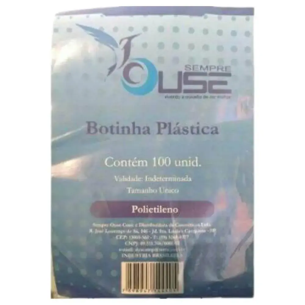 Bota Sempre Ouse Plastica Descart 100un