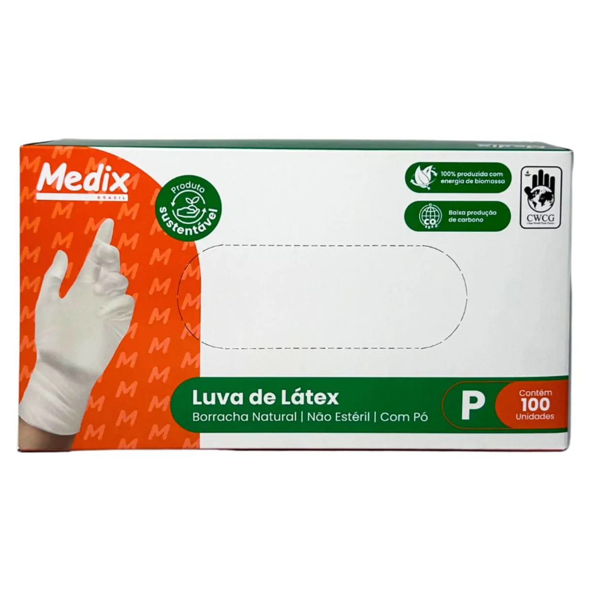 Luva Latex Medix C/100 Unid. P