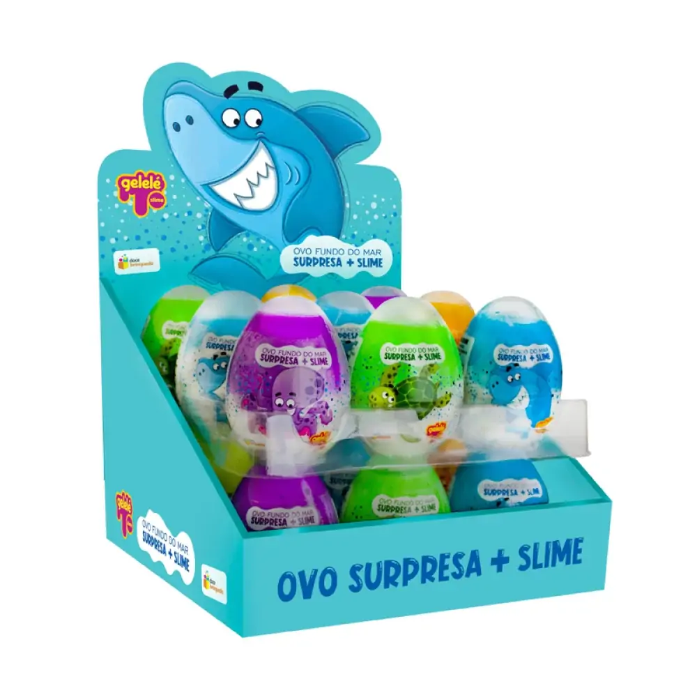 Slime Ovo Surpresa 98g Fundo Do Mar