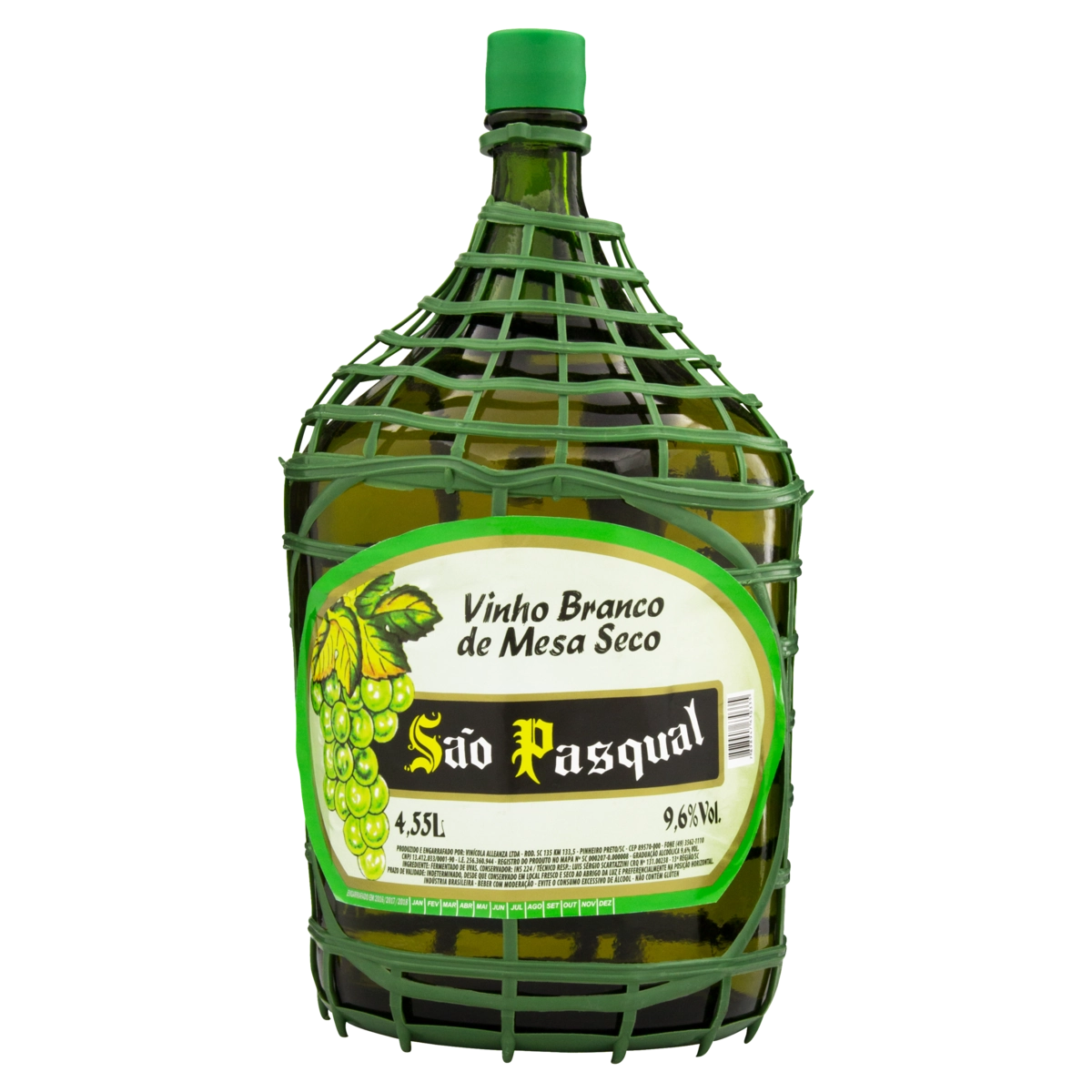 Vinho Brasileiro Branco Seco São Pasqual Garrafão 4,55l