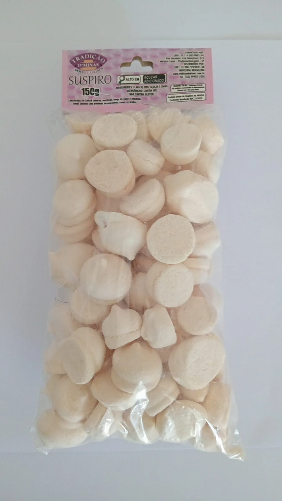 Suspiros Tradicao D Minas 150g Pequeno