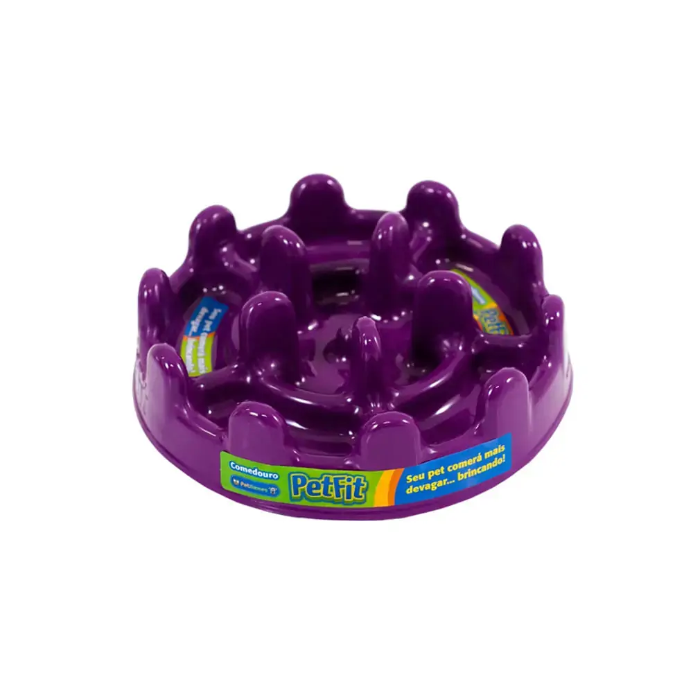 Comedouro Interativo Lento Mini Petfit Games Lilás